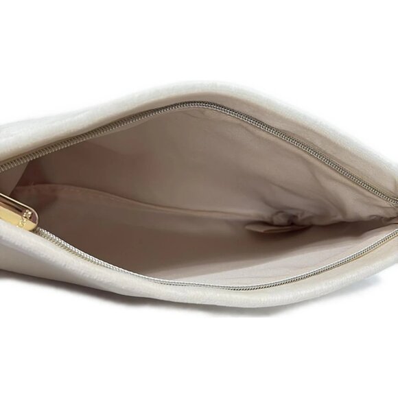 Auth Dior Parfums - Cream Polyester Pouch - Picture 5 of 6